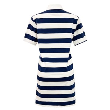Liberté - Polo SS Dress - Navy White Stripe